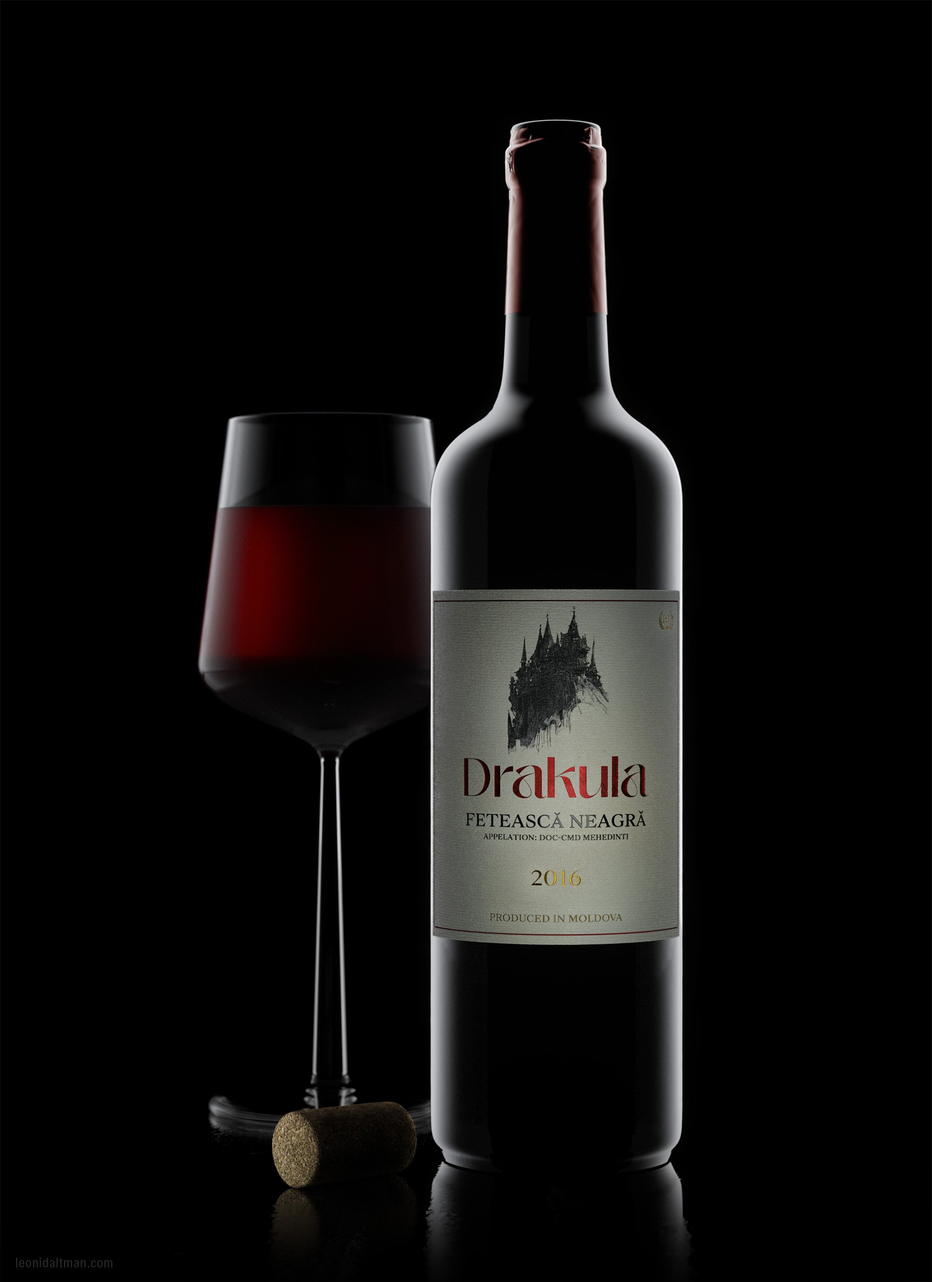 Drakula Wine Bottle